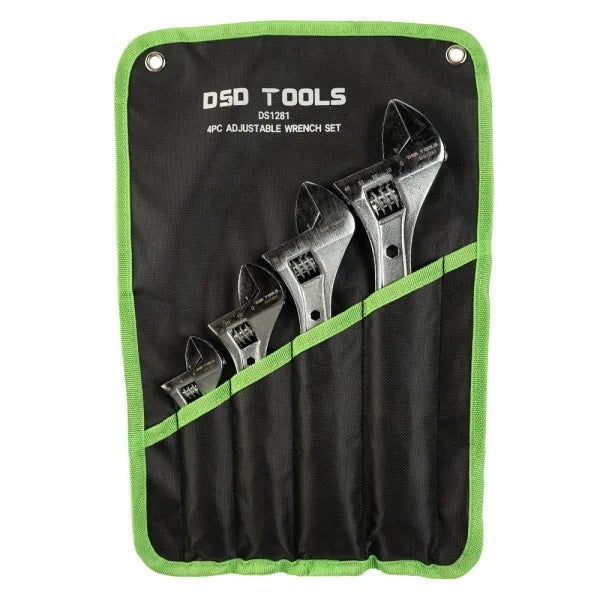 4PC ADJUSTABLE WRENCH SET DS1281