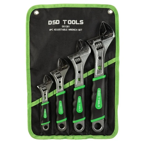 4PC ADJUSTABLE WRENCH SET DS1281
