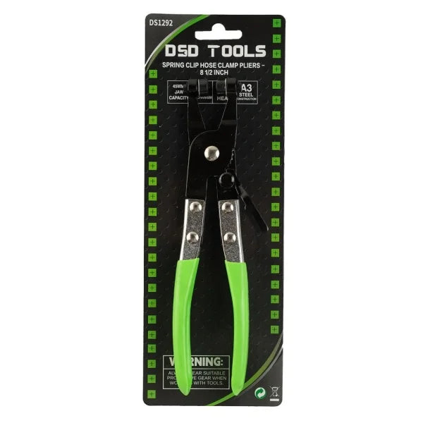 SPRING CLIP HOSE CLAMP PLIERS - 8 1/2 INCH DS1292