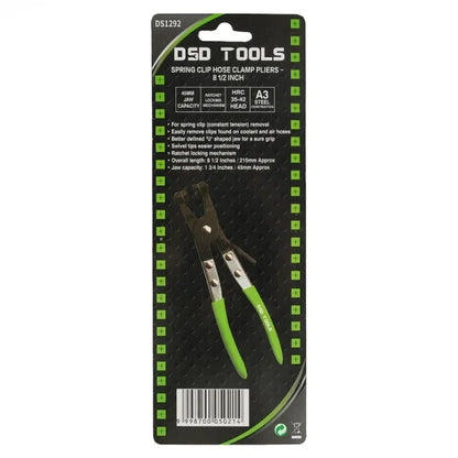 SPRING CLIP HOSE CLAMP PLIERS - 8 1/2 INCH DS1292