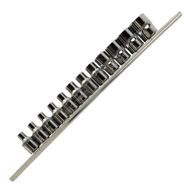 12PC 3/8" DR E STAR SOCKETS ON RAIL DS1310