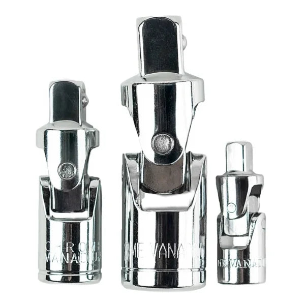 3PC UNIVERSAL JOINT SET 1/4", 3/8" &amp; 1/2" DS1327