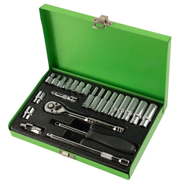 24PC 1/4" DR METRIC SOCKET SET DS1336