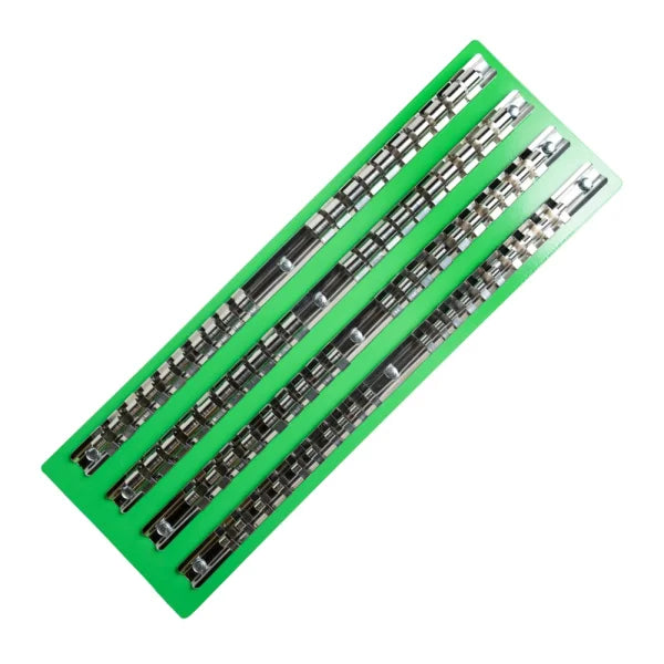 80 CLIP METAL SOCKET STORAGE TRAY 1/4", 3/8", 1/2" DRIVE DS1358