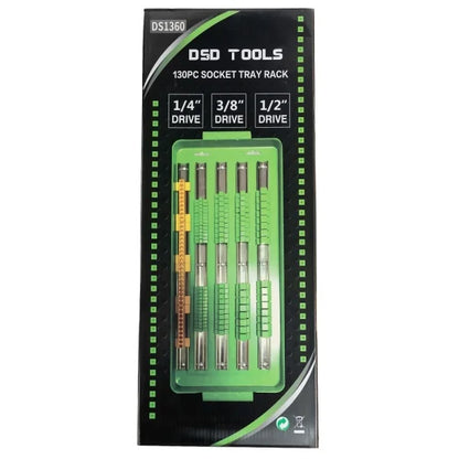 130PC SOCKET TRAY RACK DS1360