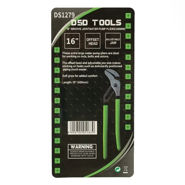 16" GROOVE JOINT WATER PUMP PLIERS DS1279
