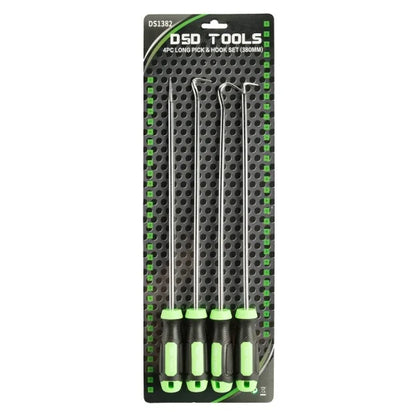 4PC LONG PICK &amp;amp; HOOK SET (380MM) DS1382