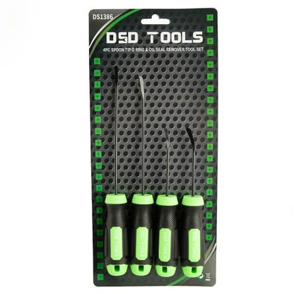 4PC SPOON TIP O RING &amp;amp; OIL SEAL REMOVER TOOL SET DS1386