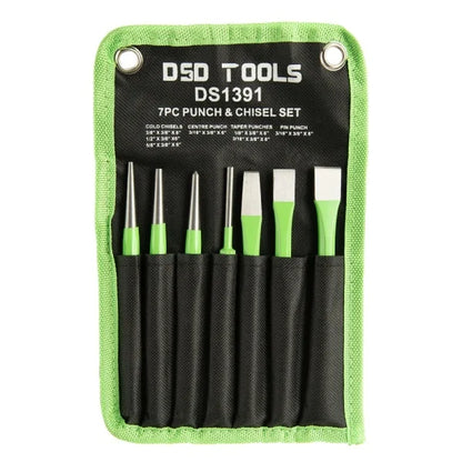 7PC PUNCH &amp;amp; CHISEL SET DS1391
