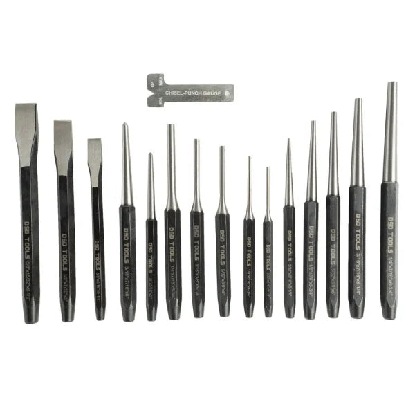 16PC PUNCH &amp; CHISEL SET DS1392