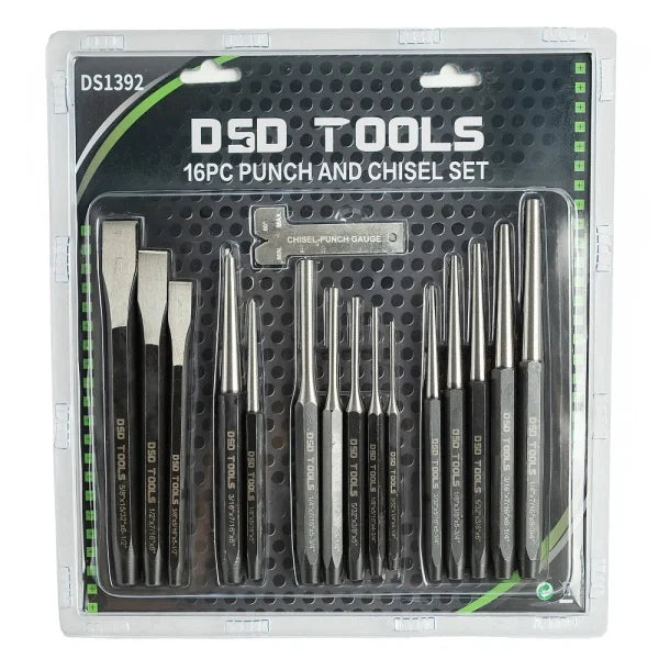 16PC PUNCH &amp;amp; CHISEL SET DS1392