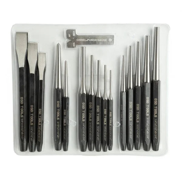 16PC PUNCH &amp; CHISEL SET DS1392