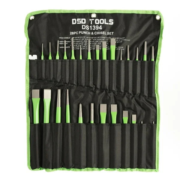 28PC PUNCH &amp; CHISEL SET DS1394