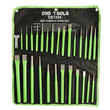 28PC PUNCH &amp;amp; CHISEL SET DS1394