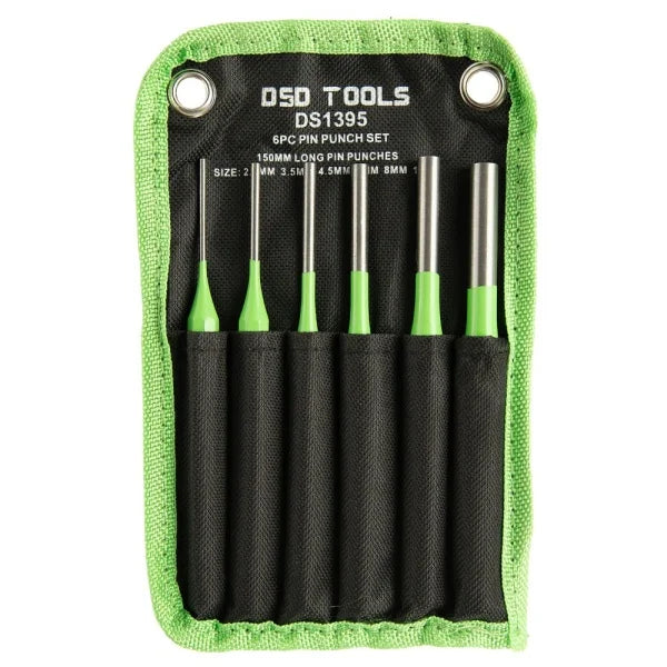 6PC 150MM LONG PIN PUNCH SET 2.5 - 10MM DS1395