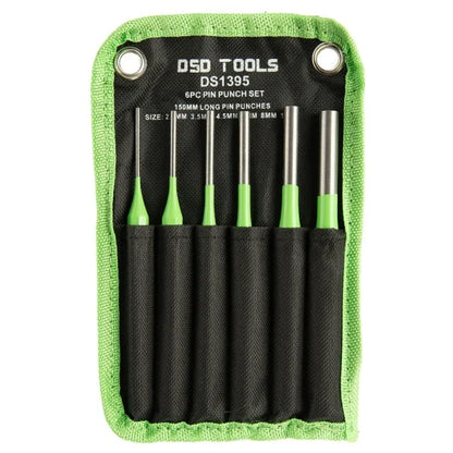 6PC 150MM LONG PIN PUNCH SET 2.5 - 10MM DS1395