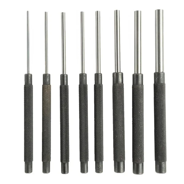 8PC PIN PUNCH SET 2.4 - 9.5MM DS1396