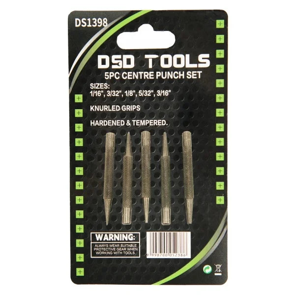 5PC CENTRE PUNCH SET DS1398