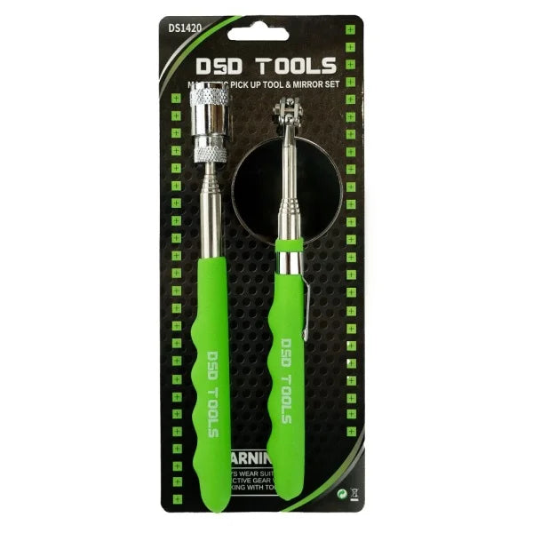 MAGNETIC PICK UP TOOL &amp; MIRROR SET DS1420
