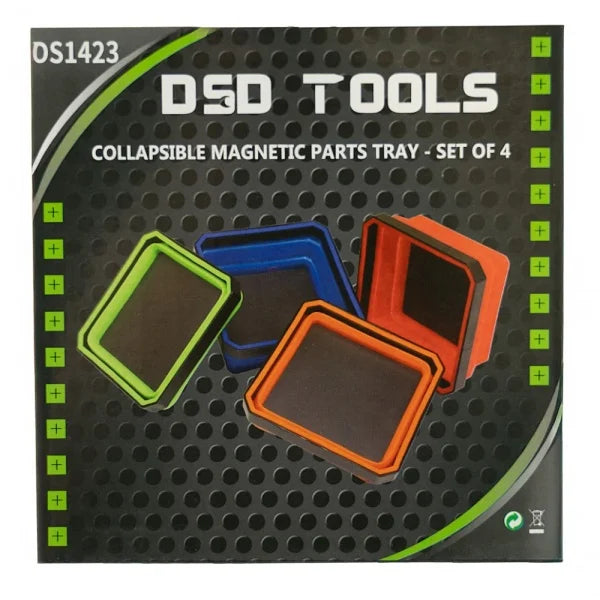 COLLAPSIBLE MAGNETIC PARTS TRAY – SET OF 4 DS1423
