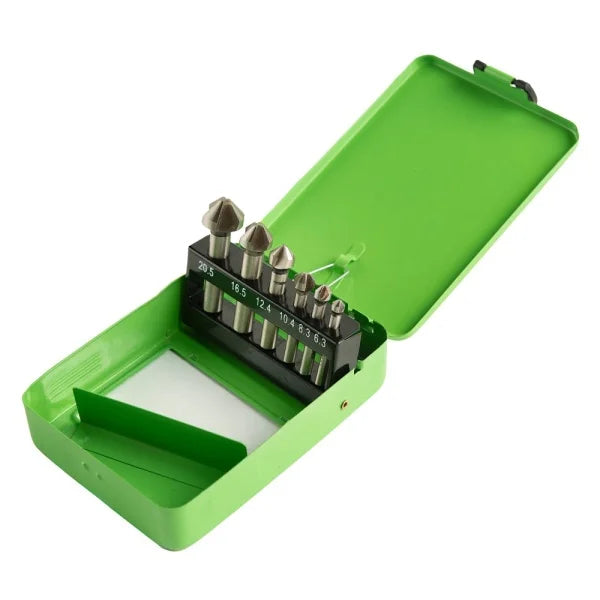 6PC TAPERED COUNTERSINK SET HSS 6.3 - 20.5MM DS1435