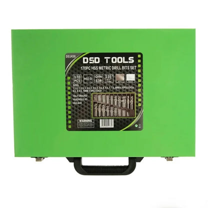 170PC HSS METRIC DRILL BITS SET 1 - 10MM DS1438