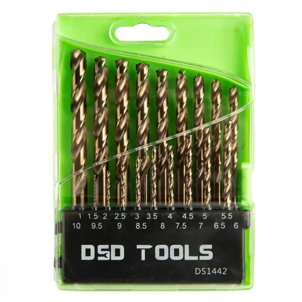 19PC HSS COBALT METRIC DRILL BIT SET 1 - 10MM DS1442