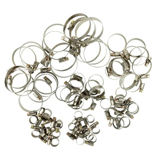 70PC ASSORTED HOSE CLAMPS 8 – 60MM DS1450