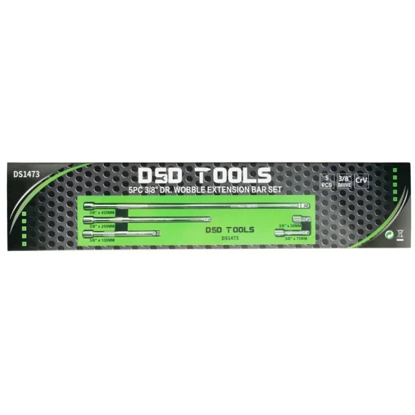 5PC 3/8" DR WOBBLE EXTENSION BAR SET DS1473