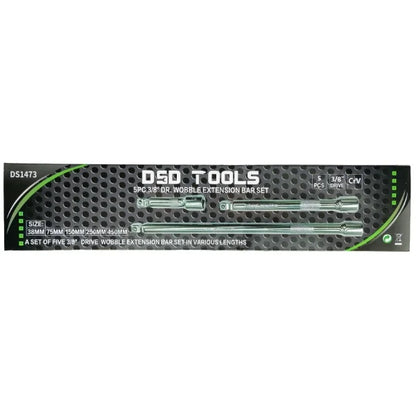 5PC 3/8" DR WOBBLE EXTENSION BAR SET DS1473