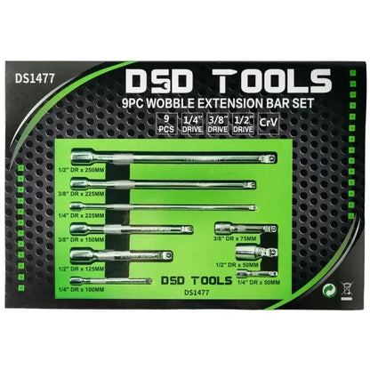 9PC WOBBLE EXTENSION BAR SET DS1477