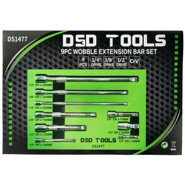 9PC WOBBLE EXTENSION BAR SET DS1477