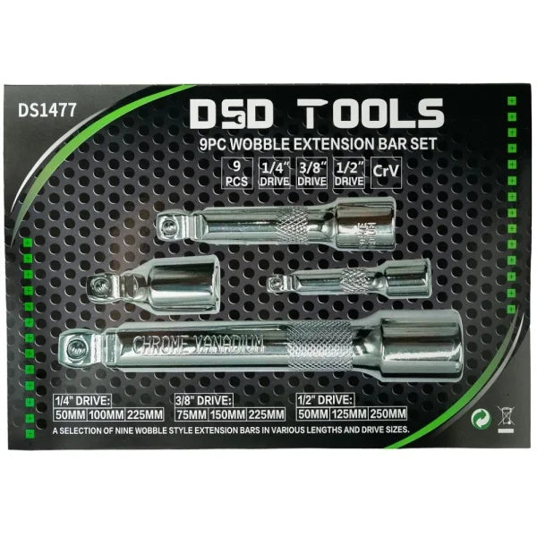 9PC WOBBLE EXTENSION BAR SET DS1477