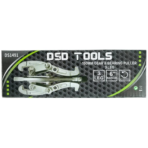 150MM GEAR &amp;amp; BEARING PULLER 3 LEG DS1491