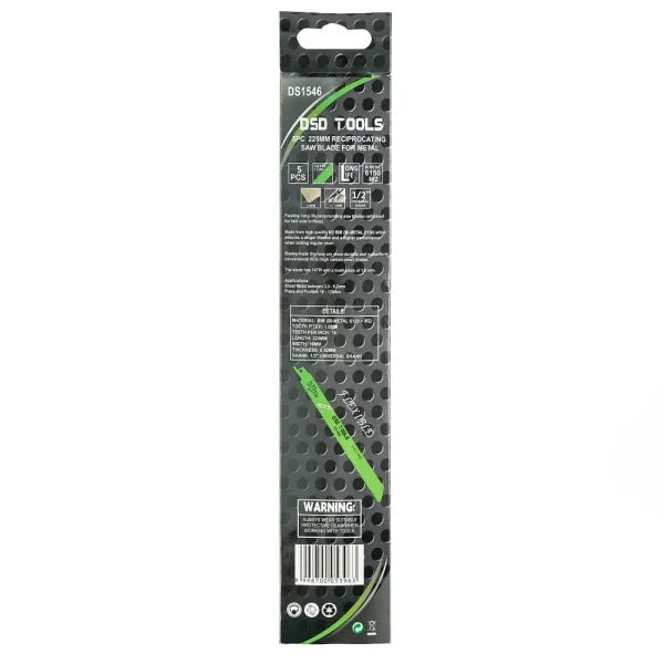 5PC 225MM RECIPROCATING SAW BLADE FOR METAL DS1546