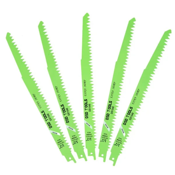 5PC 240MM RECIPROCATING SAW BLADE FOR WOOD DS1548