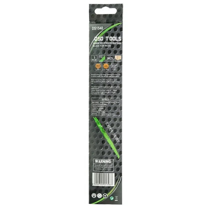 5PC 240MM RECIPROCATING SAW BLADE FOR WOOD DS1548