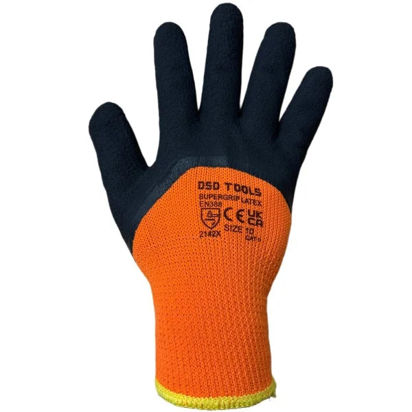 7 GAUGE THERMAL DOUBLE DIP GRIP GLOVES SIZE 10 – BOX OF 120 PAIRS  DS2002