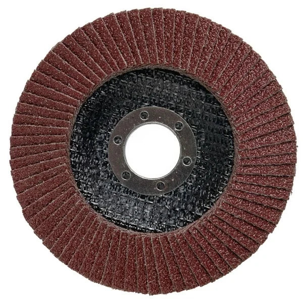 FLAP DISCS 40 GRIT OXIDE (4 1/2") 115MM X 22.2MM BOX OF 200 DS3006