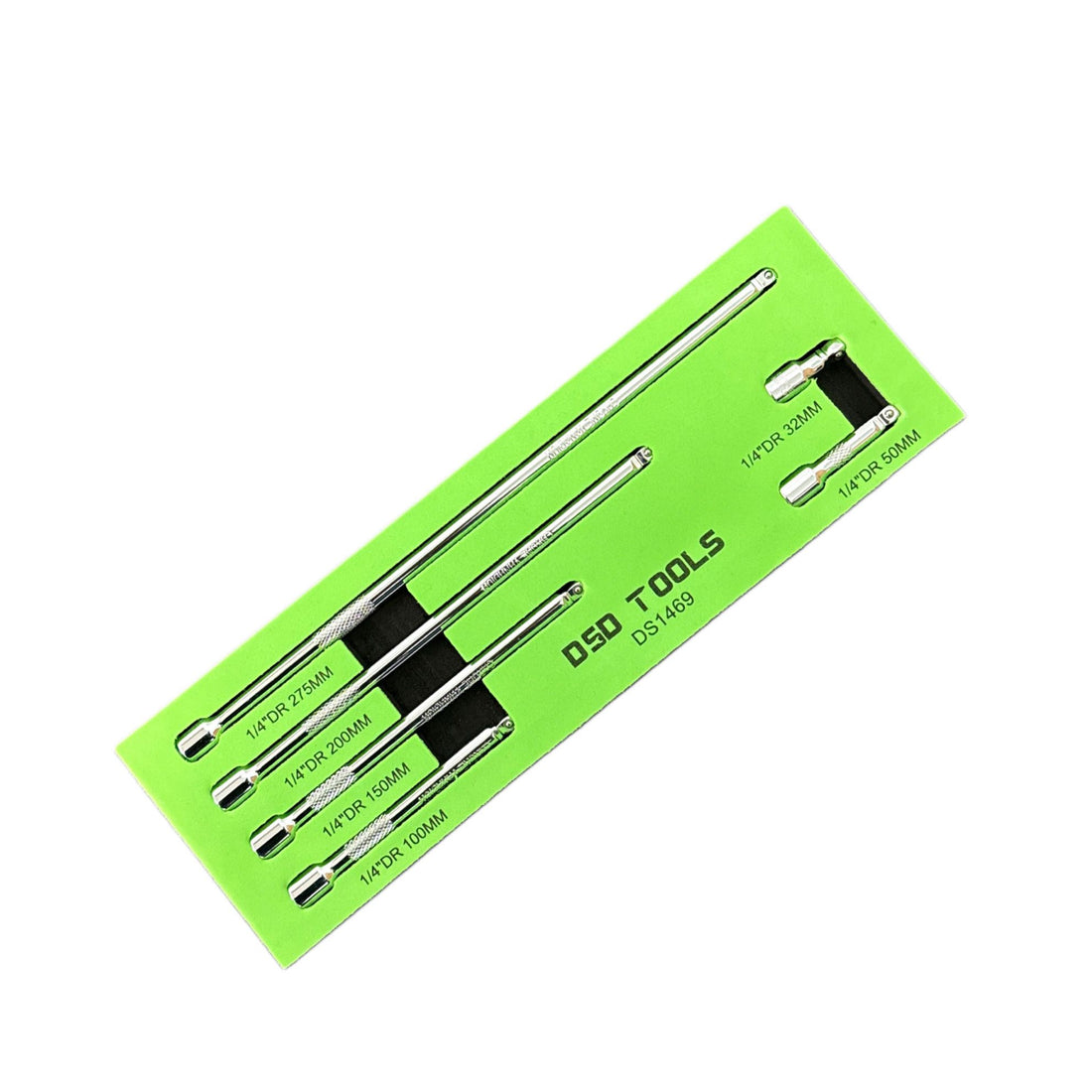 6PC 1/4" DR WOBBLE EXTENSION BAR SET DS1469