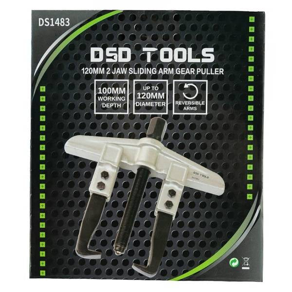 120MM 2 JAW SLIDING ARM GEAR PULLER DS1483