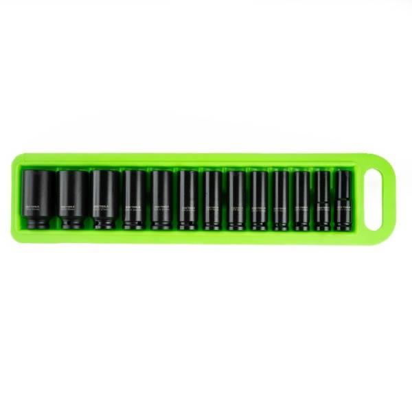 13PC 1/2" DR 12PT DEEP IMPACT SOCKETS METRIC DS2009