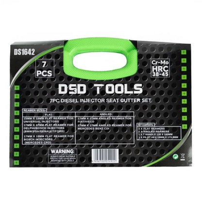 7PC DIESEL INJECTOR SEAT CUTTER SET DS1642