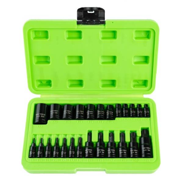 25PC IMPACT E STAR SOCKETS &amp;amp; STAR BIT SOCKETS DS1176