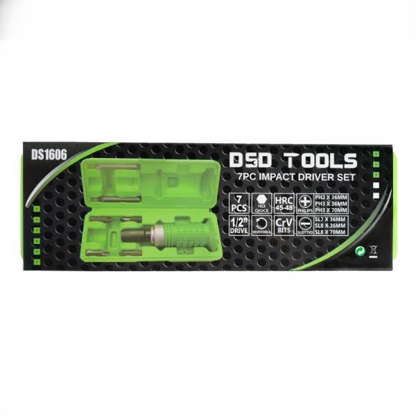 7PC IMPACT DRIVER SET DS1606