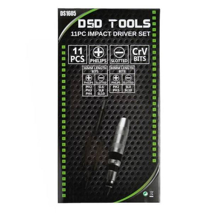 11PC IMPACT DRIVER SET DS1605