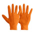 ORANGE NITRILE GLOVES 500PC PER CARTON SIZE L DS4000