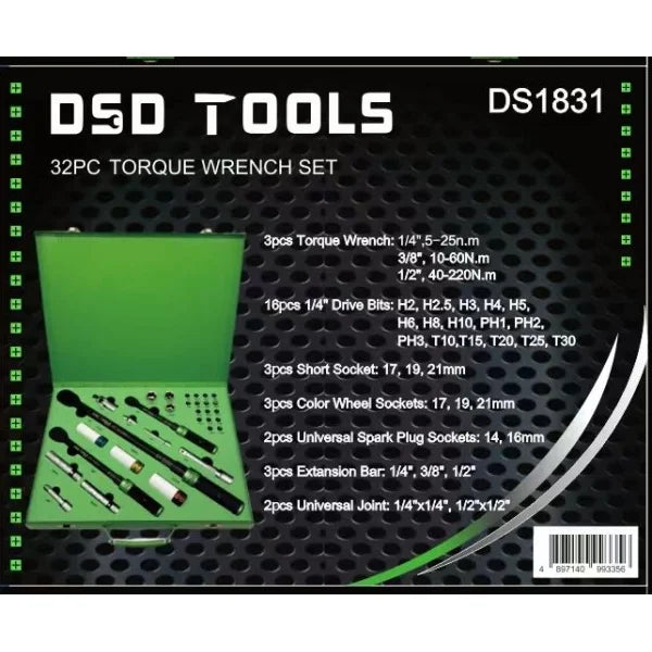32PC TORQUE WRENCH SET DS1831