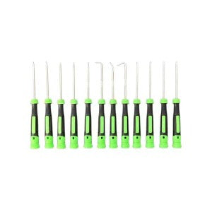 12PC PICK AND HOOK SET &amp; SPOON TIP O RING &amp; OIL SEAL REMOVER SET DS1603