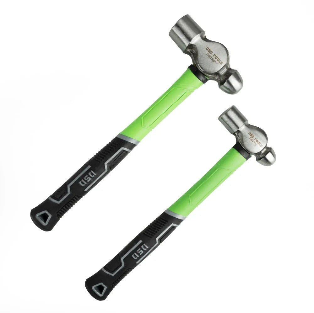 2PC BALL PEIN HAMMER WITH FIBREGLASS HANDLE DS1855